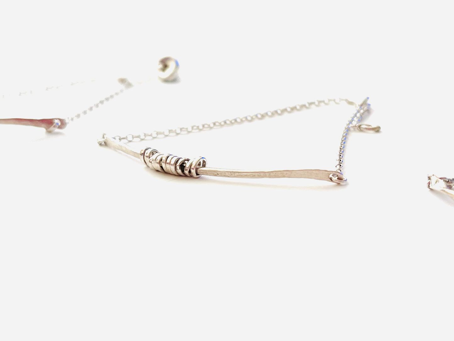 Multi silver dainty bracelet