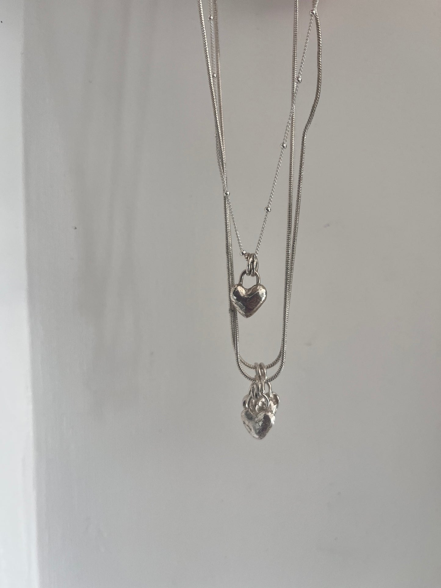 Heart pendant, sterling silver heart necklace, Heart necklace