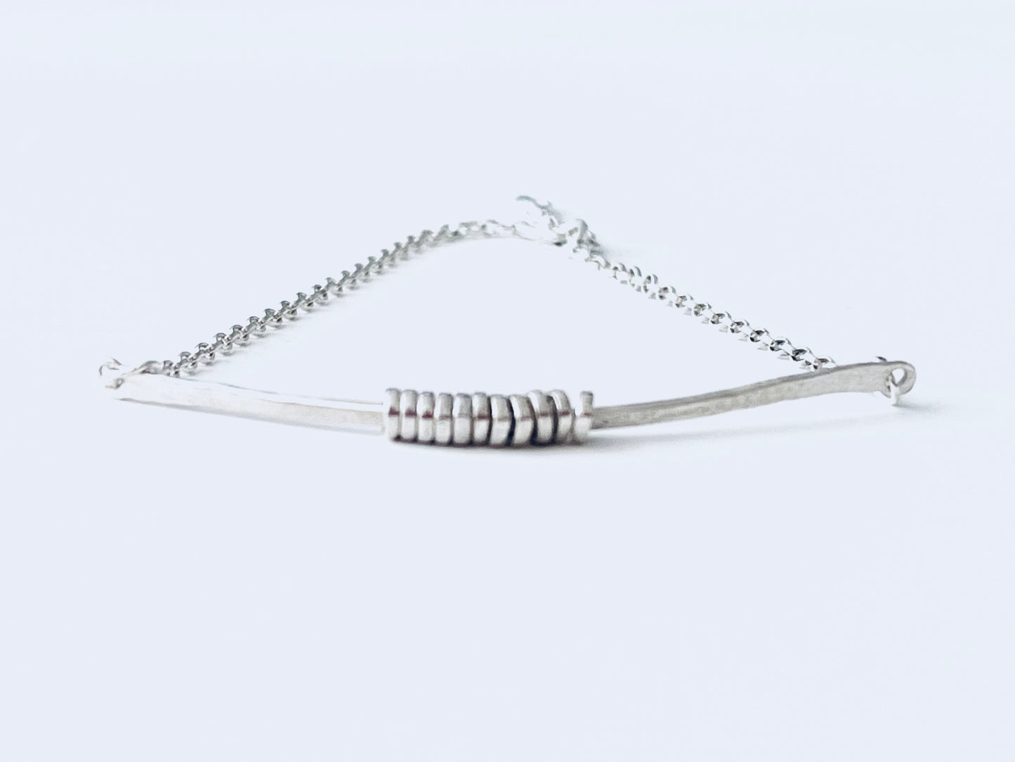 Multi silver dainty bracelet