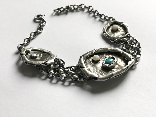 Three stone Bracelet